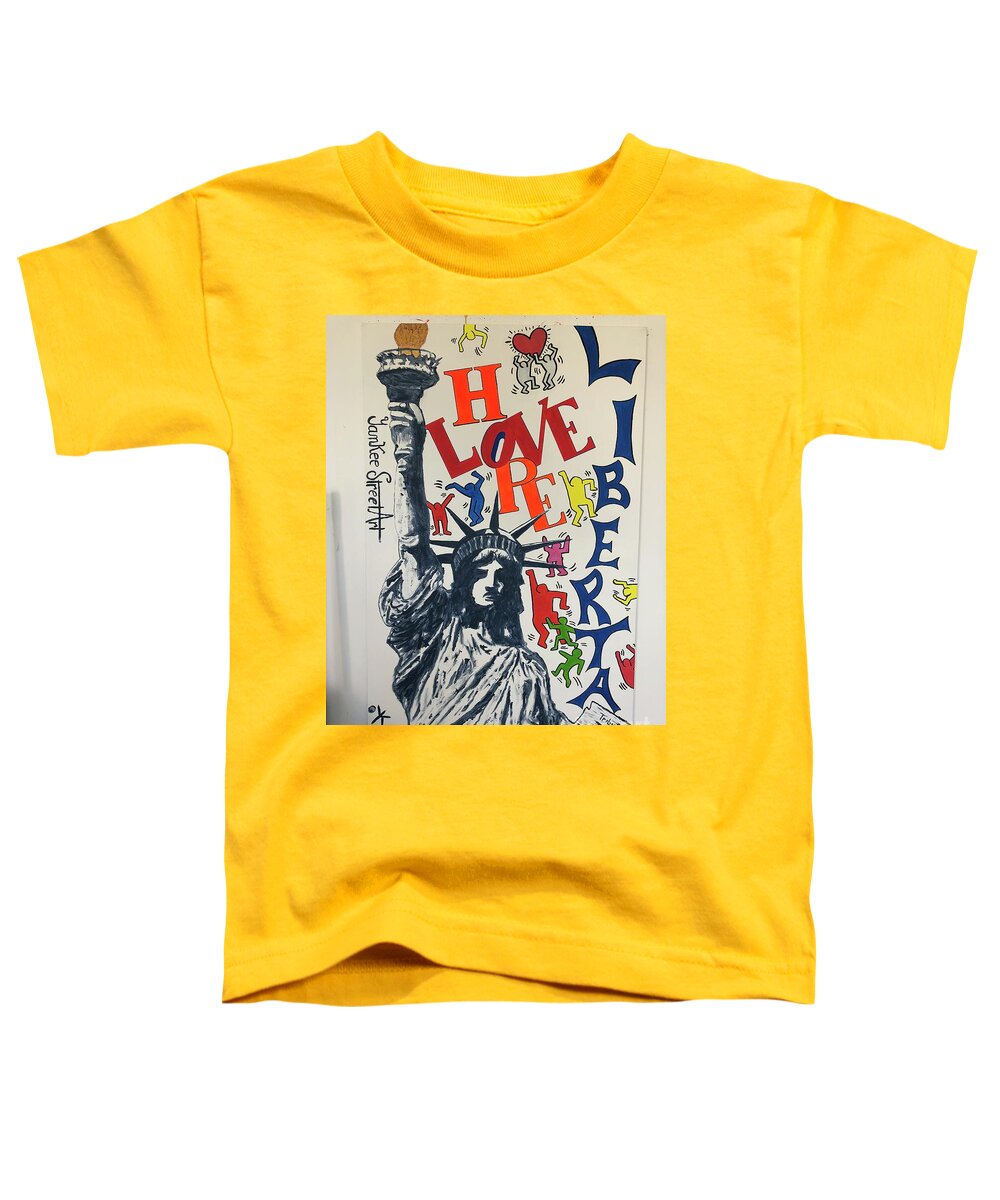 Hommage haring - Toddler T-Shirt - Ykstreetart