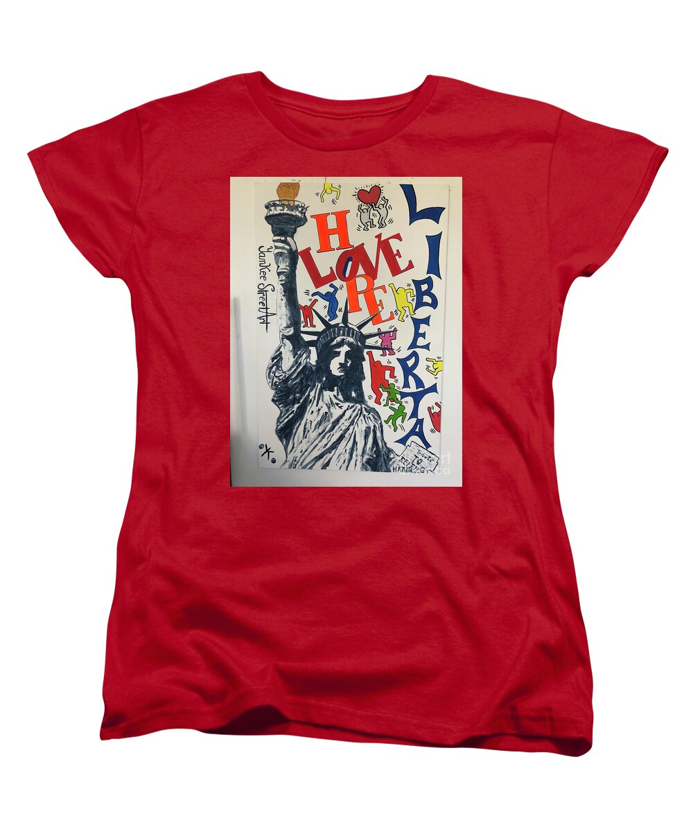 Hommage haring - Women's T-Shirt (Standard Fit) - Ykstreetart