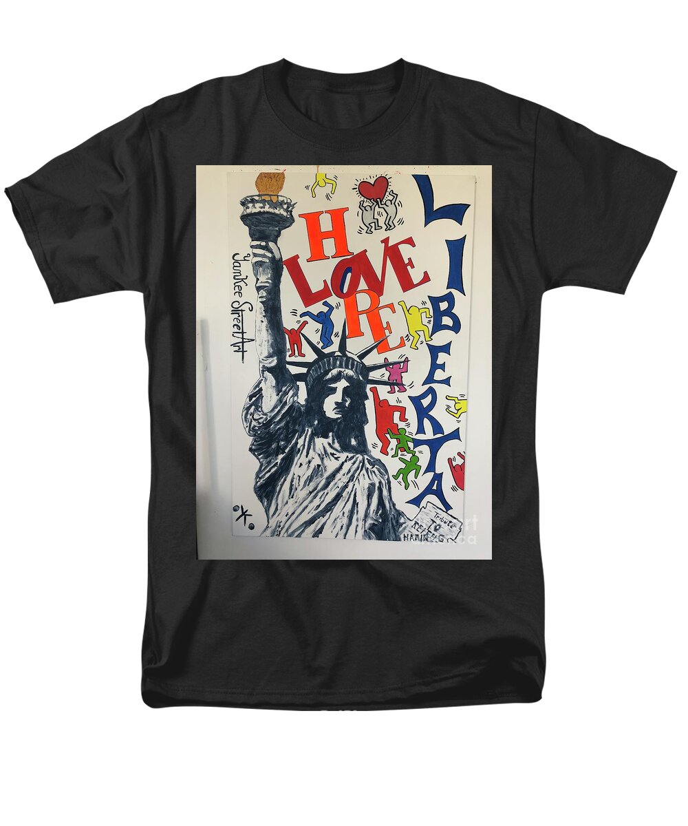 Hommage haring - Men's T-Shirt (Regular Fit) - Ykstreetart