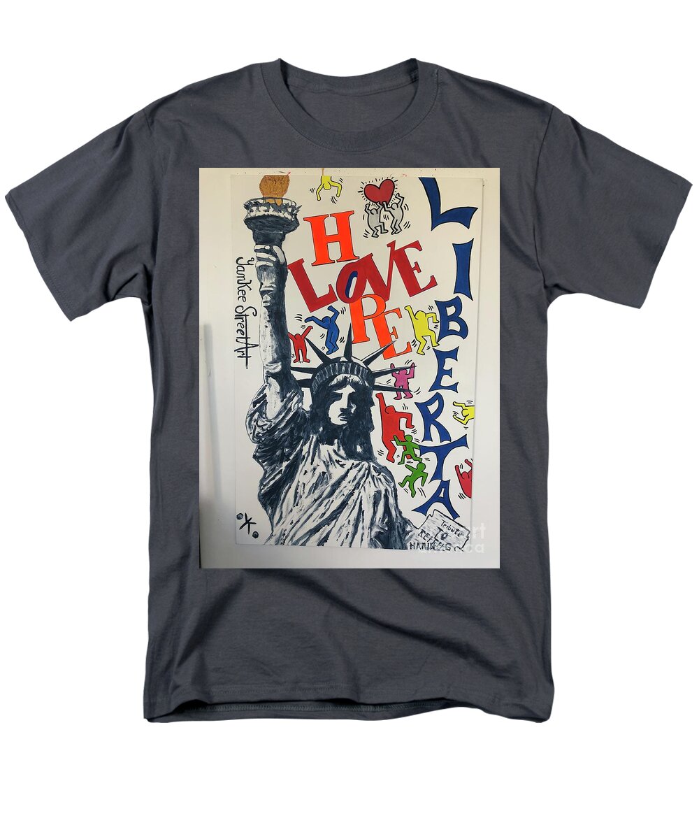 Hommage haring - Men's T-Shirt (Regular Fit) - Ykstreetart