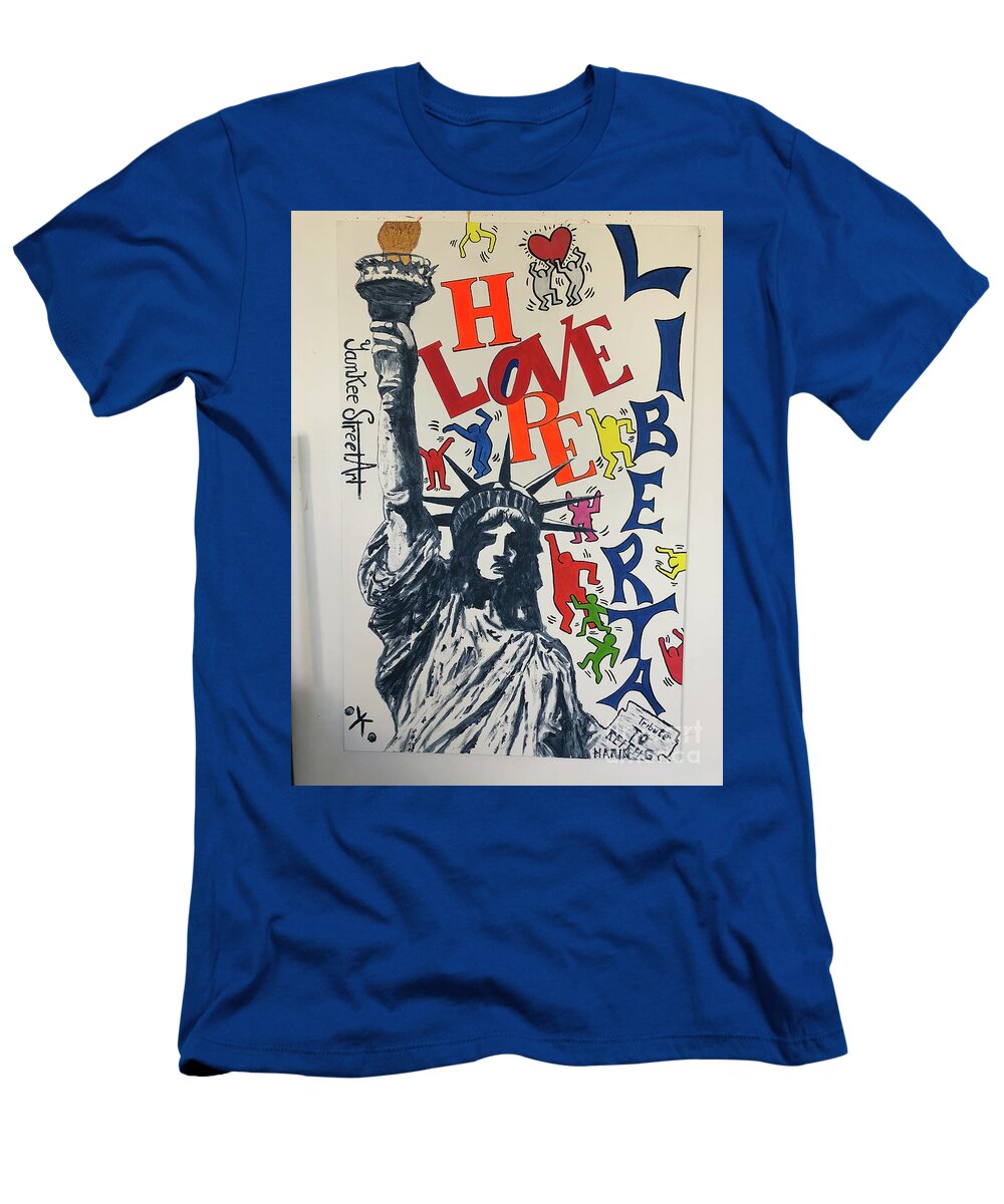 Hommage haring - T-Shirt - Ykstreetart