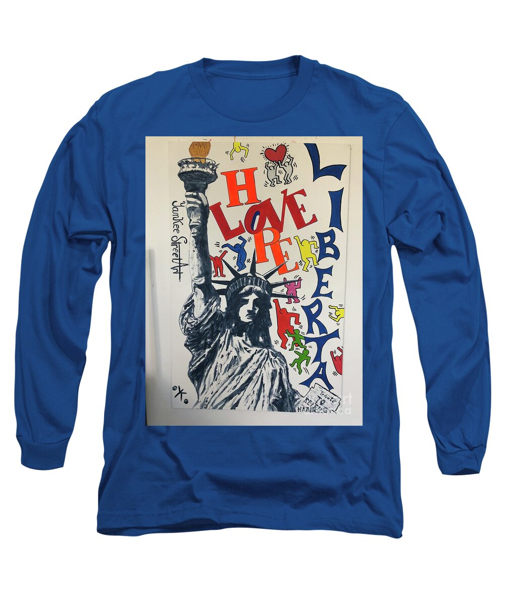 Hommage haring - Long Sleeve T-Shirt - Ykstreetart