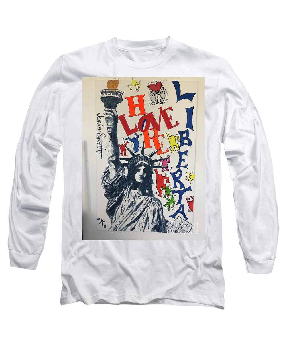 Hommage haring - Long Sleeve T-Shirt - Ykstreetart