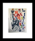 Hommage haring - Framed Print - Ykstreetart