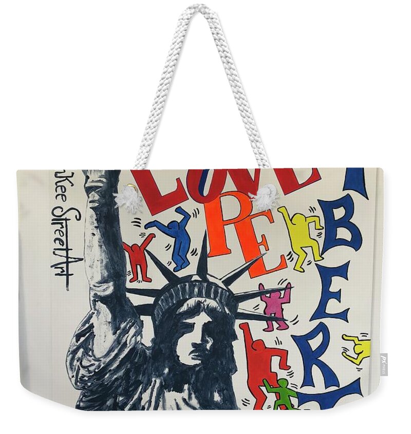 Hommage haring - Weekender Tote Bag - Ykstreetart