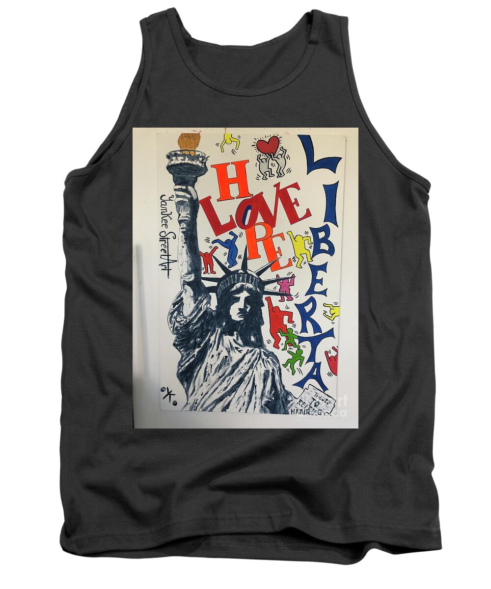 Hommage haring - Tank Top - Ykstreetart