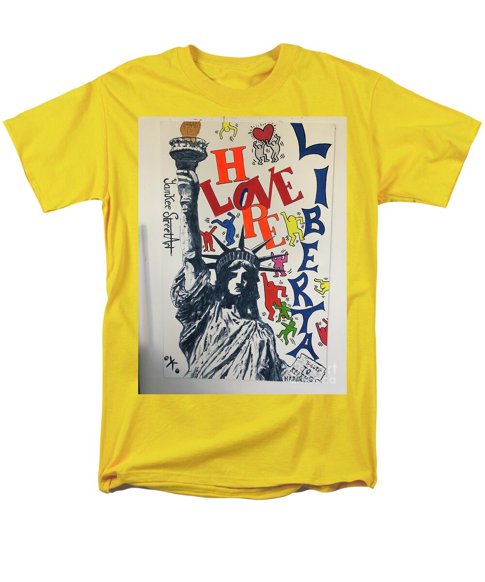 Hommage haring - Men's T-Shirt (Regular Fit) - Ykstreetart
