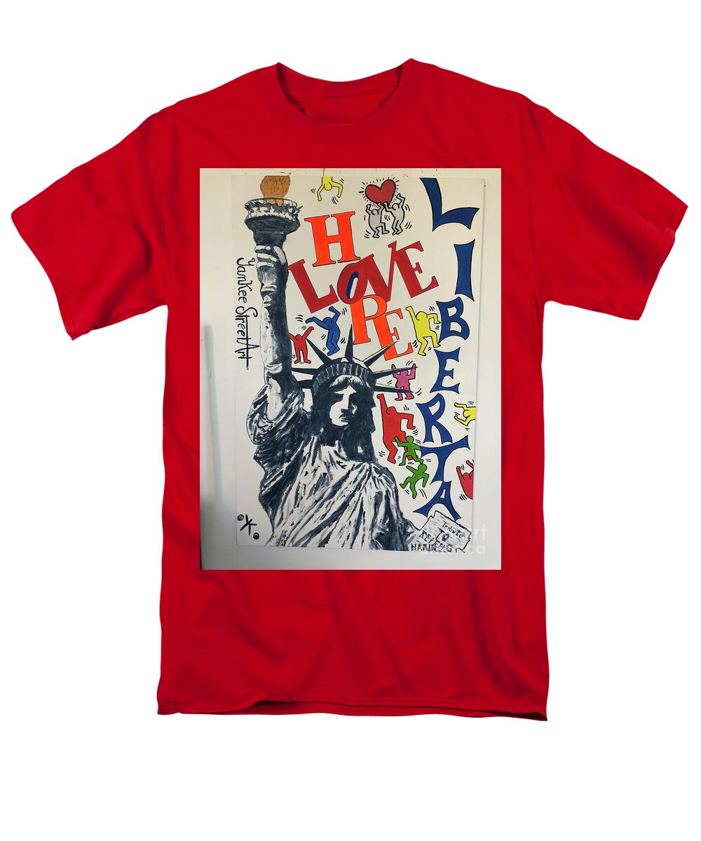 Hommage haring - Men's T-Shirt (Regular Fit) - Ykstreetart