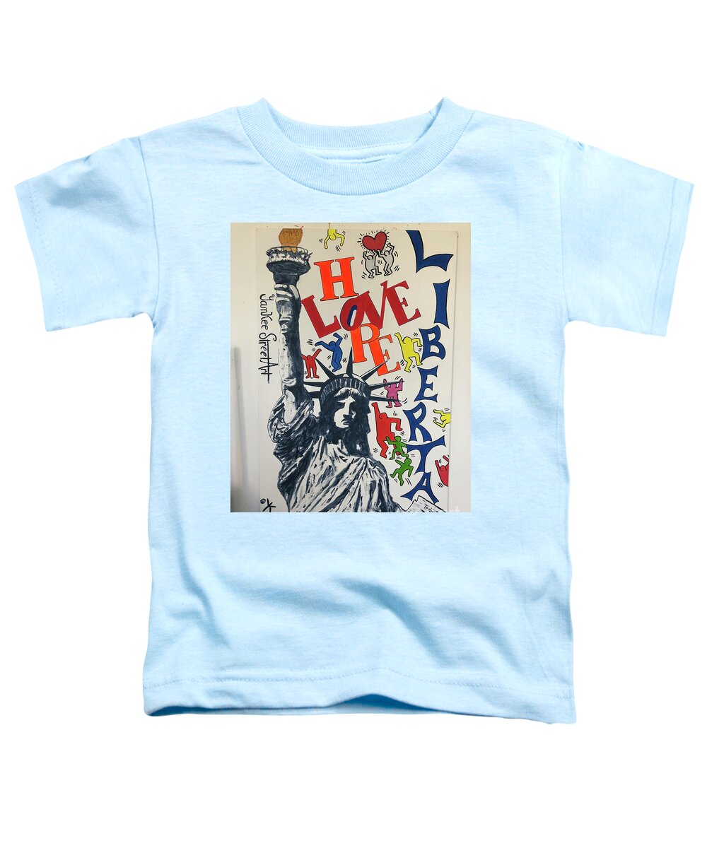 Hommage haring - Toddler T-Shirt - Ykstreetart