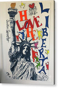Hommage haring - Acrylic Print - Ykstreetart