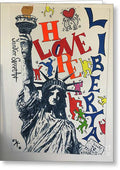 Hommage haring - Greeting Card - Ykstreetart