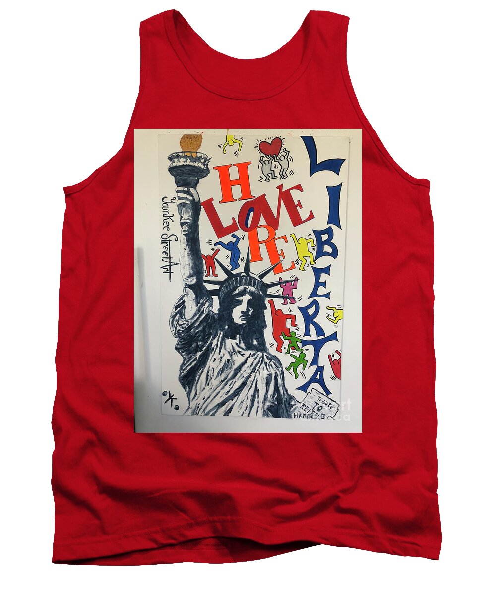 Hommage haring - Tank Top - Ykstreetart