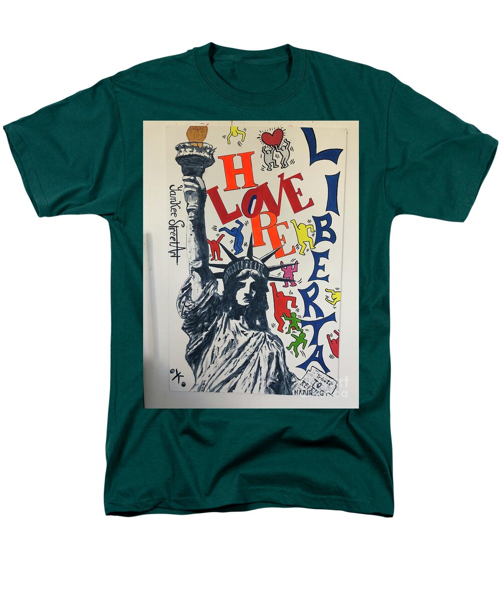 Hommage haring - Men's T-Shirt (Regular Fit) - Ykstreetart