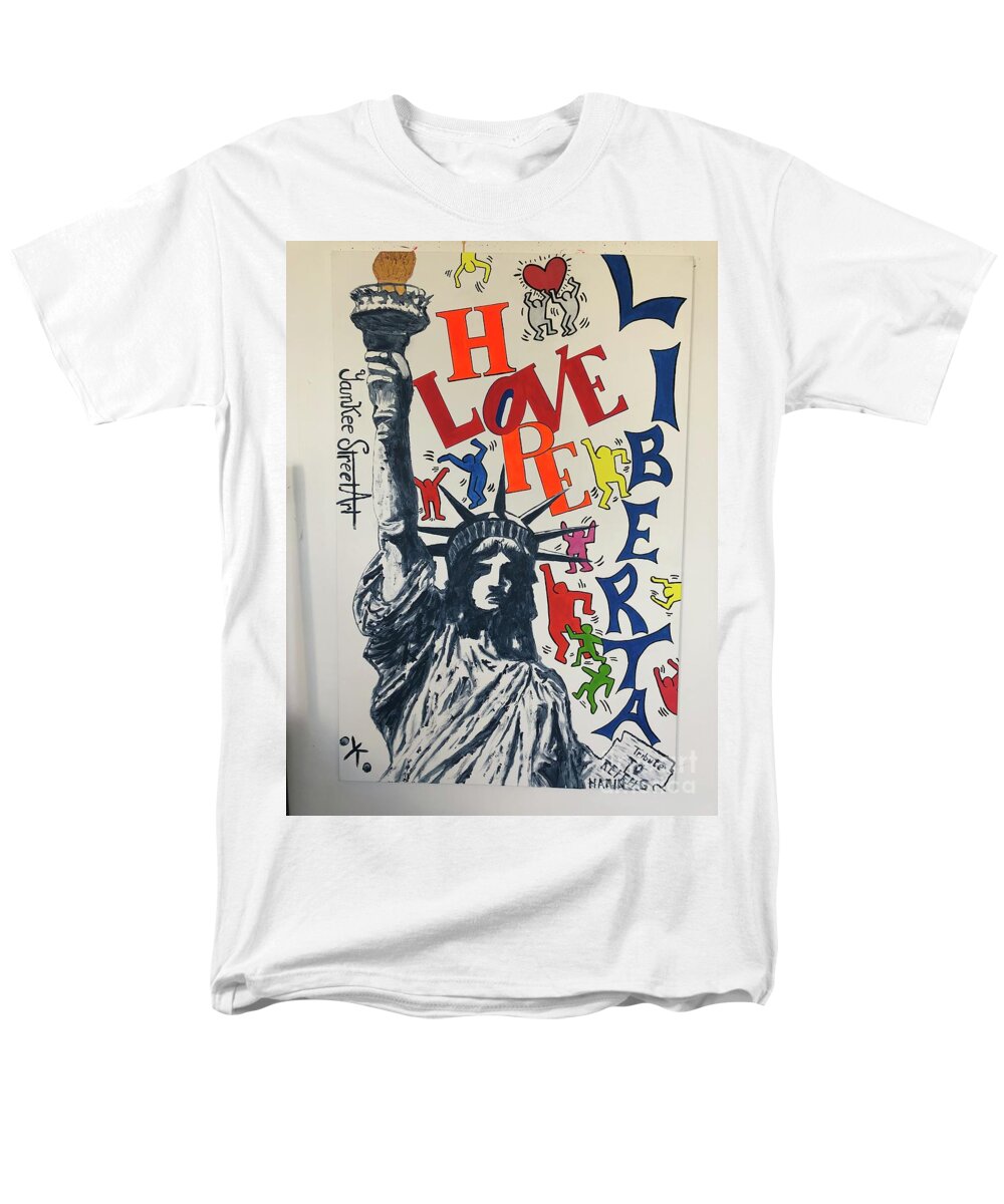 Hommage haring - Men's T-Shirt (Regular Fit) - Ykstreetart