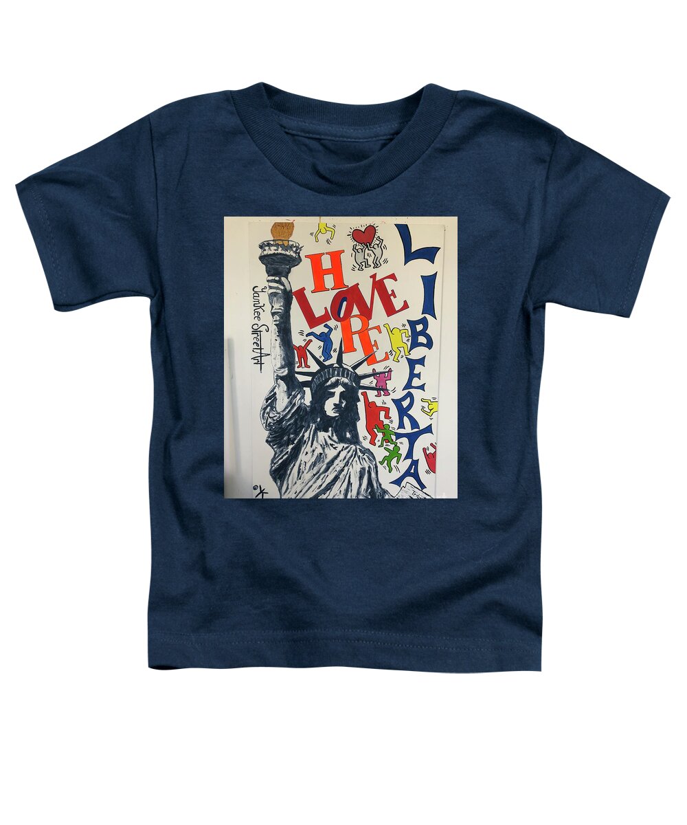 Hommage haring - Toddler T-Shirt - Ykstreetart