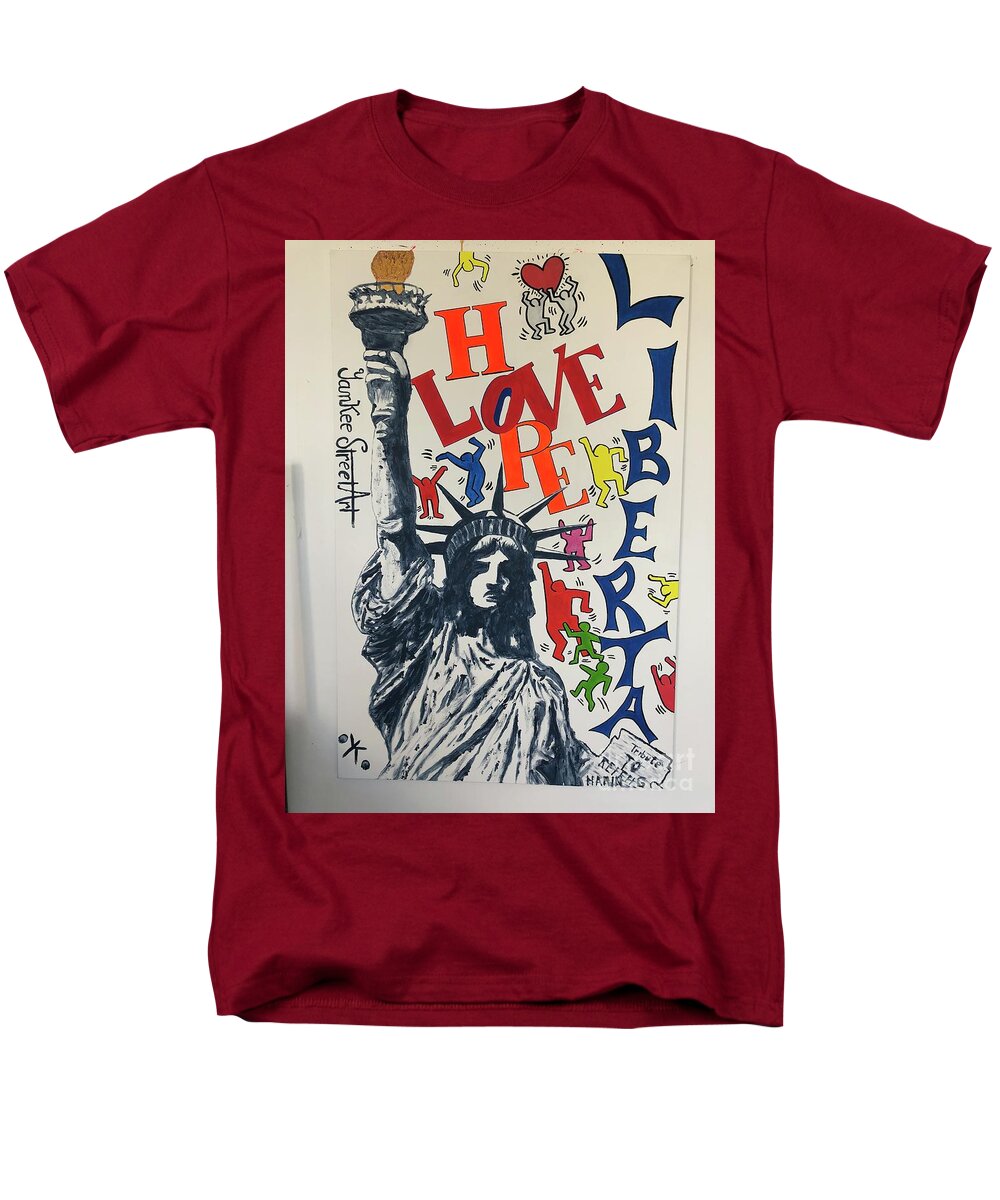 Hommage haring - Men's T-Shirt (Regular Fit) - Ykstreetart