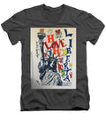 Hommage haring - Men's V-Neck T-Shirt - Ykstreetart