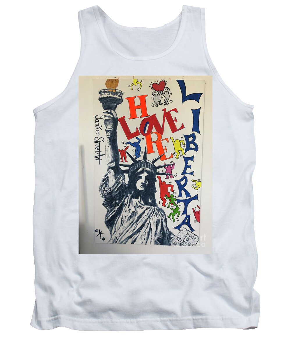 Hommage haring - Tank Top - Ykstreetart