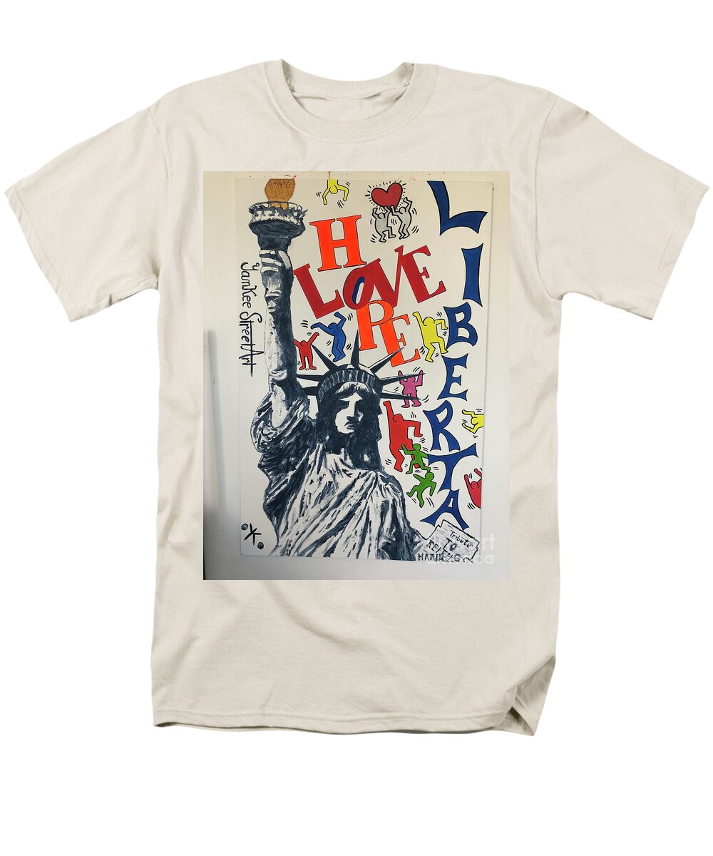 Hommage haring - Men's T-Shirt (Regular Fit) - Ykstreetart