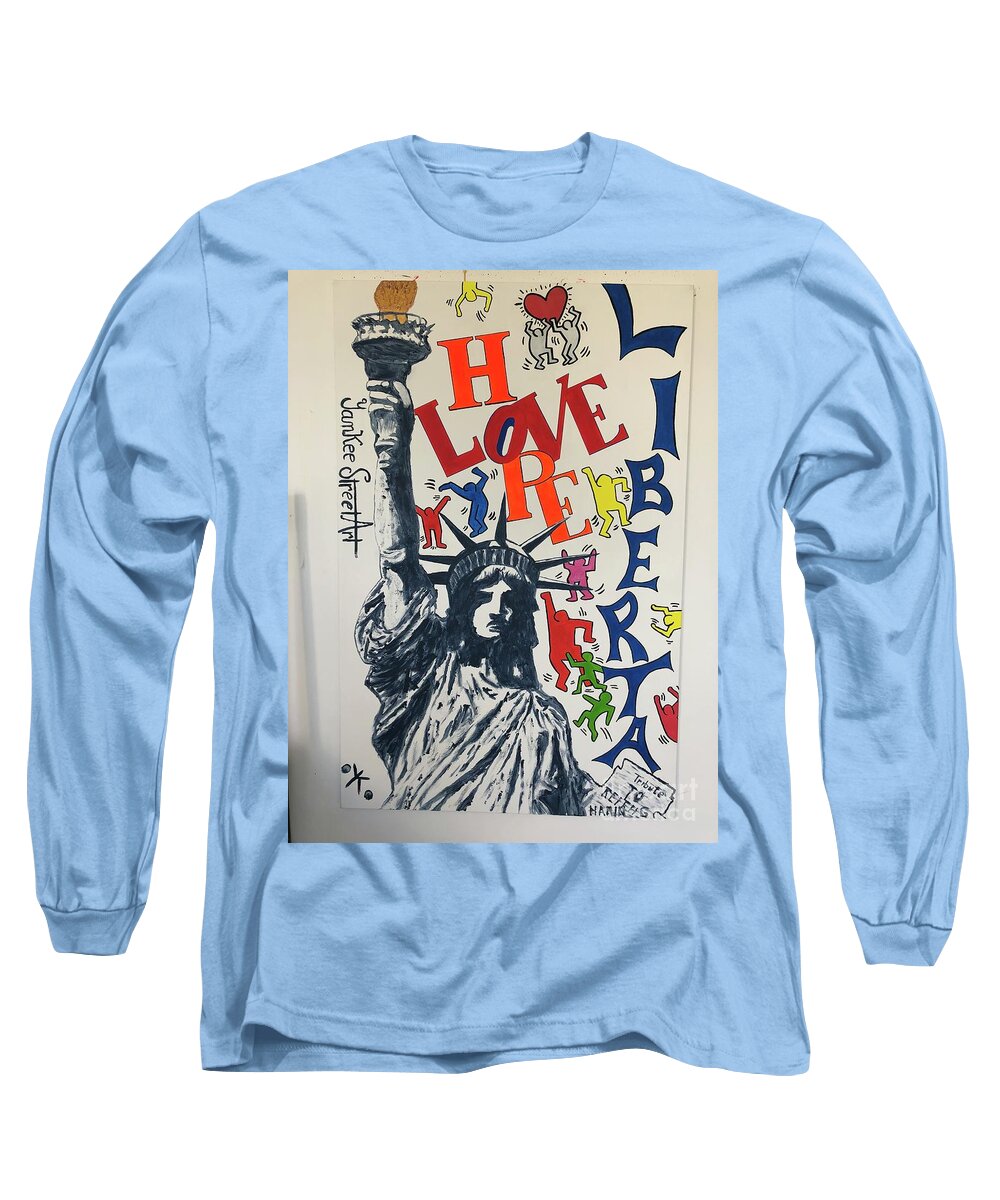 Hommage haring - Long Sleeve T-Shirt - Ykstreetart