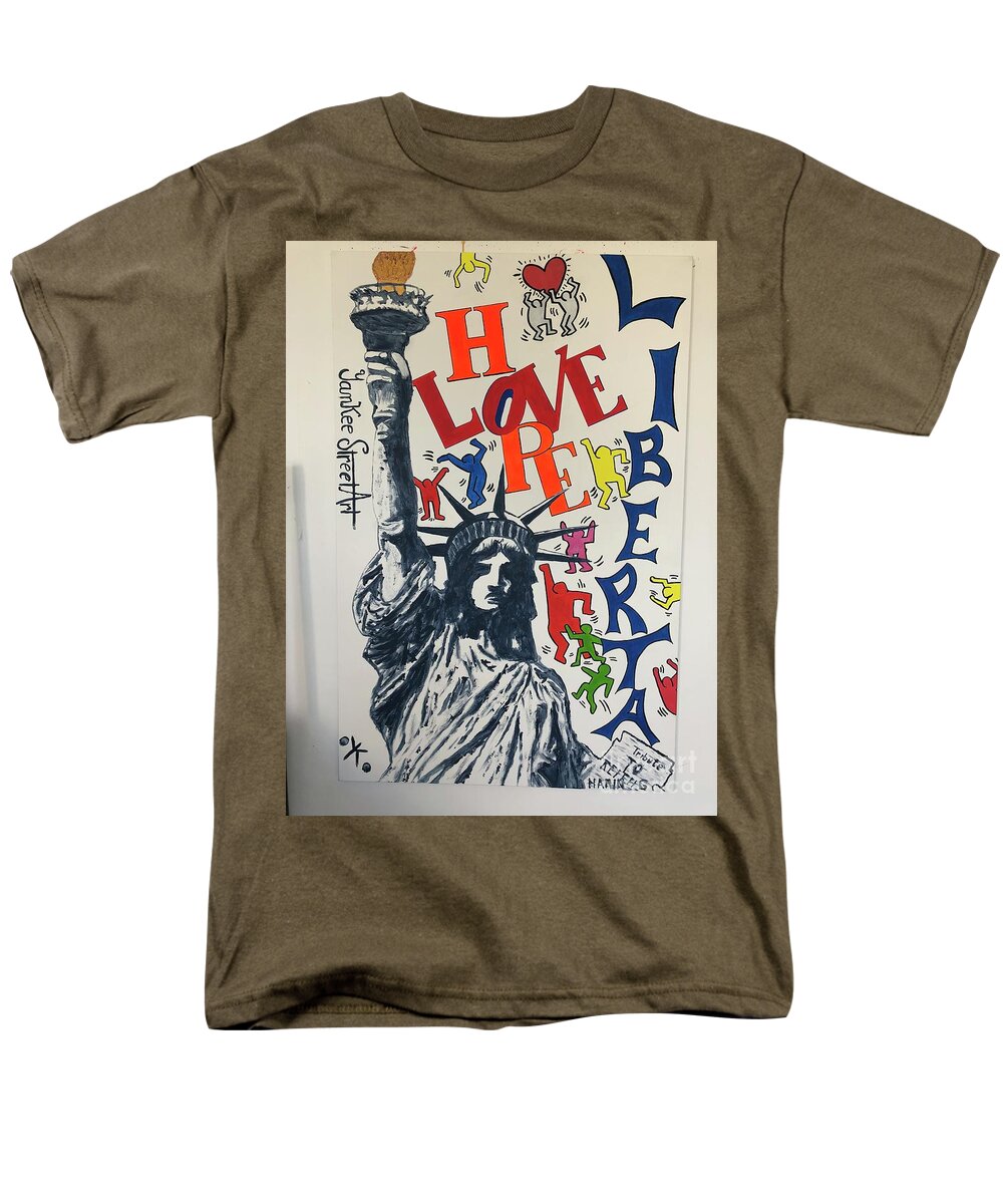 Hommage haring - Men's T-Shirt (Regular Fit) - Ykstreetart