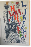 Hommage haring - Wood Print - Ykstreetart