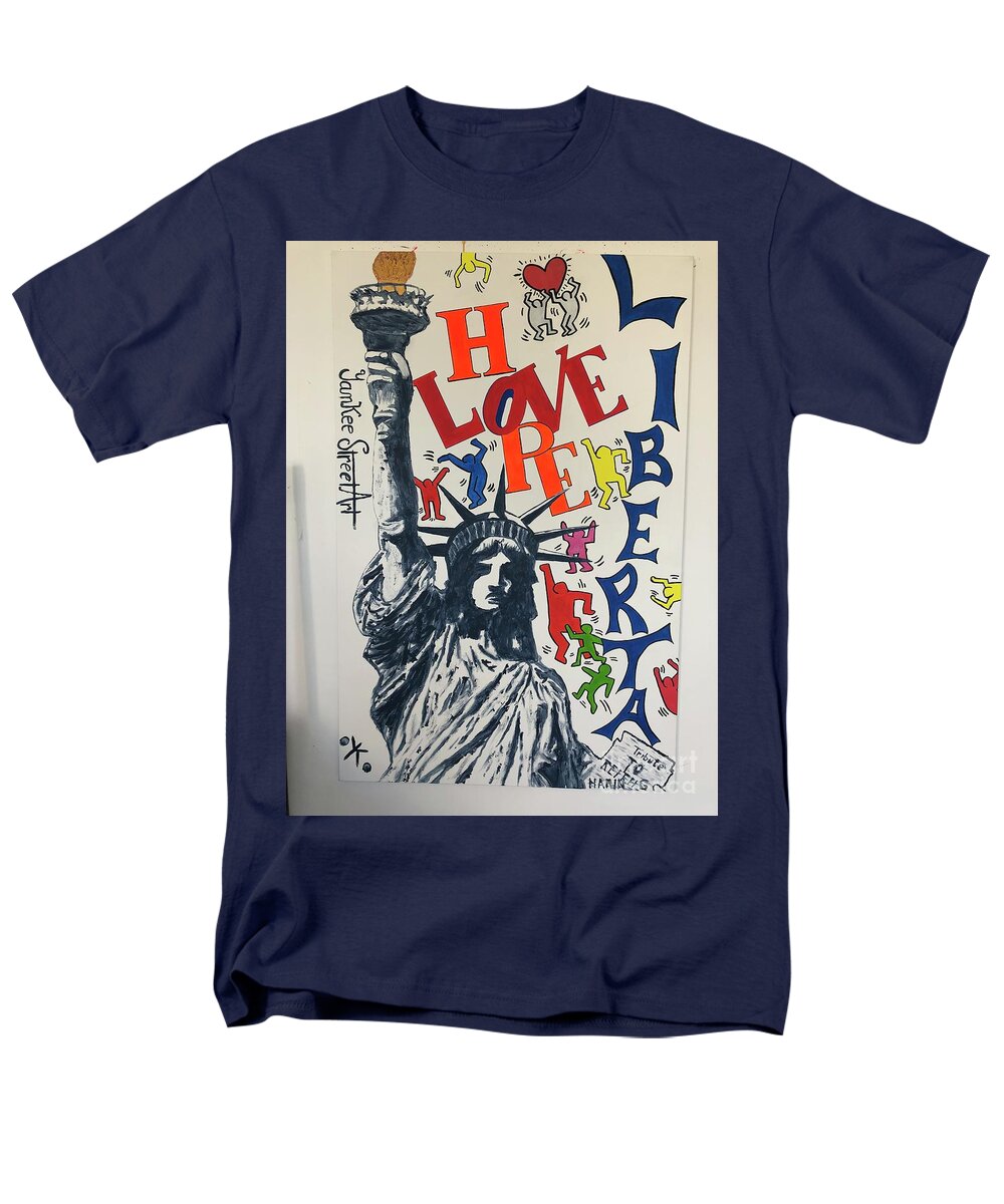 Hommage haring - Men's T-Shirt (Regular Fit) - Ykstreetart