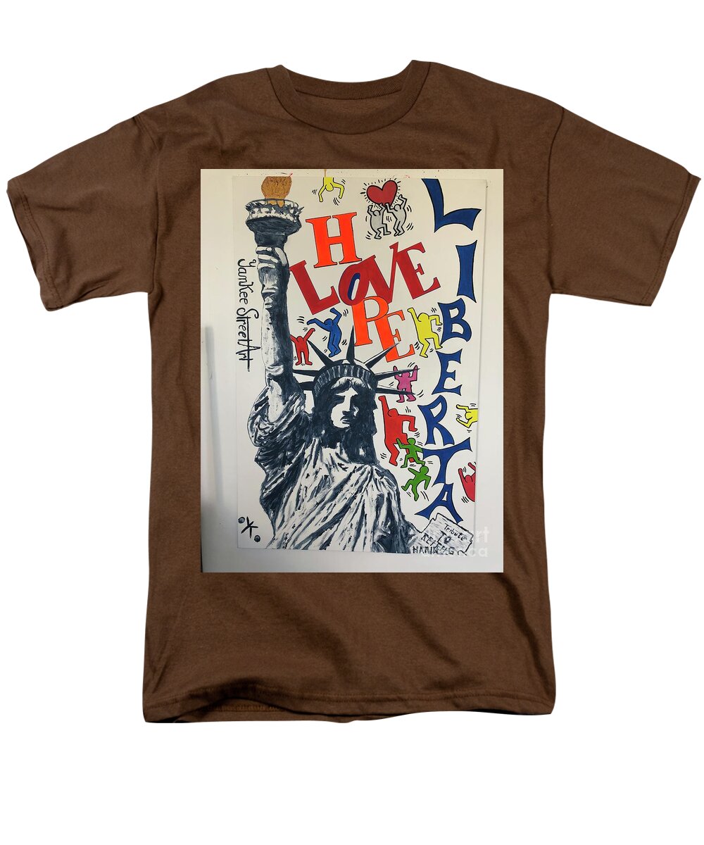 Hommage haring - Men's T-Shirt (Regular Fit) - Ykstreetart