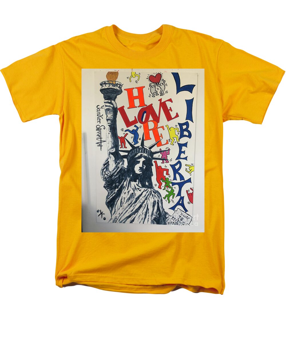Hommage haring - Men's T-Shirt (Regular Fit) - Ykstreetart