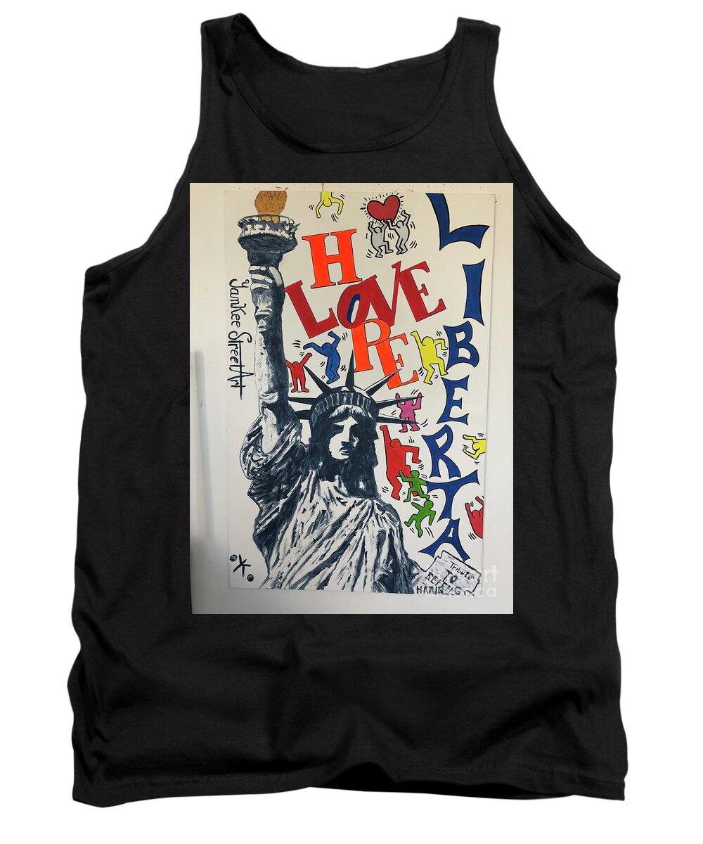 Hommage haring - Tank Top - Ykstreetart