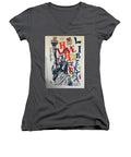 Hommage haring - Women's V-Neck - Ykstreetart