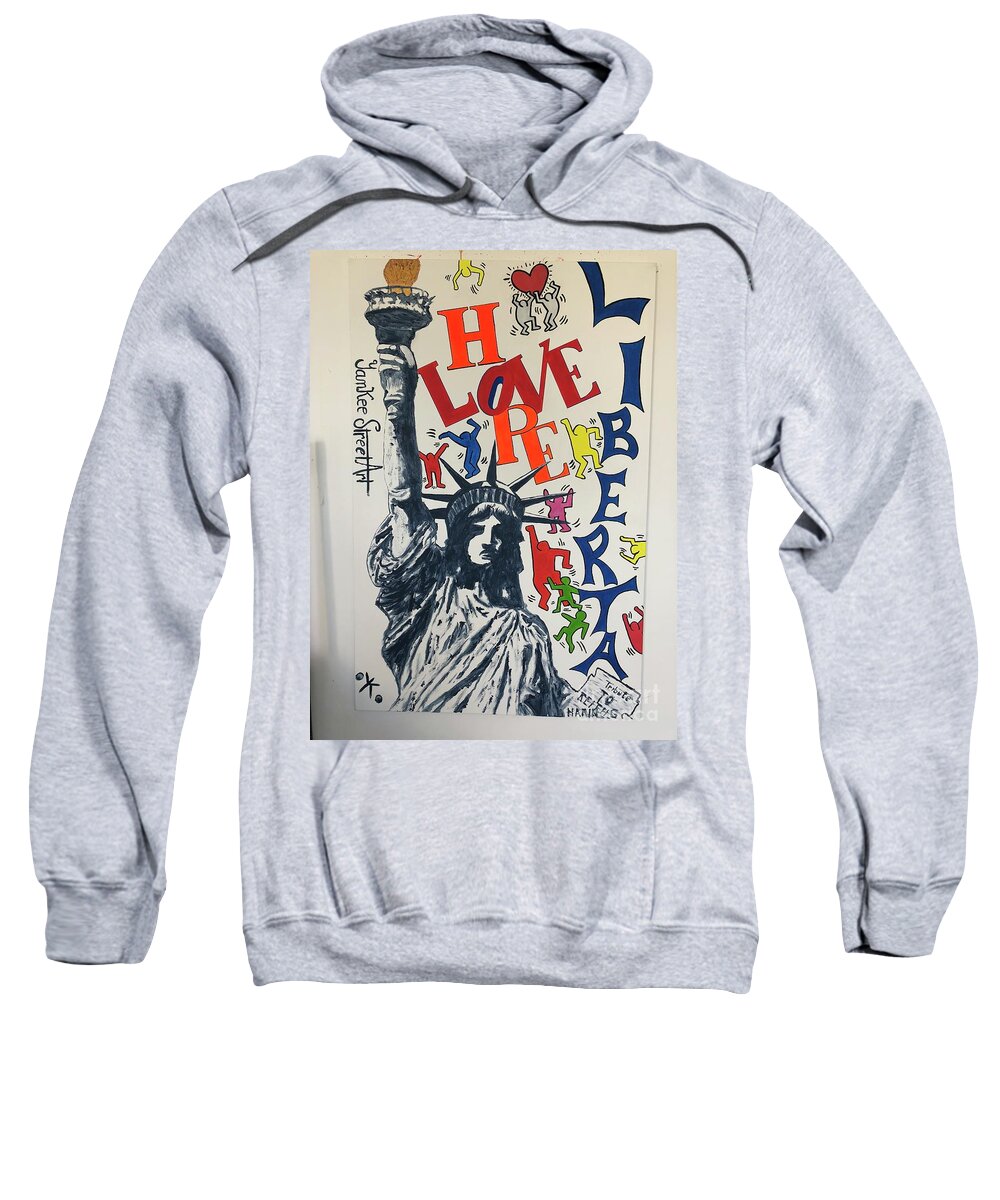 Hommage haring - Sweatshirt - Ykstreetart
