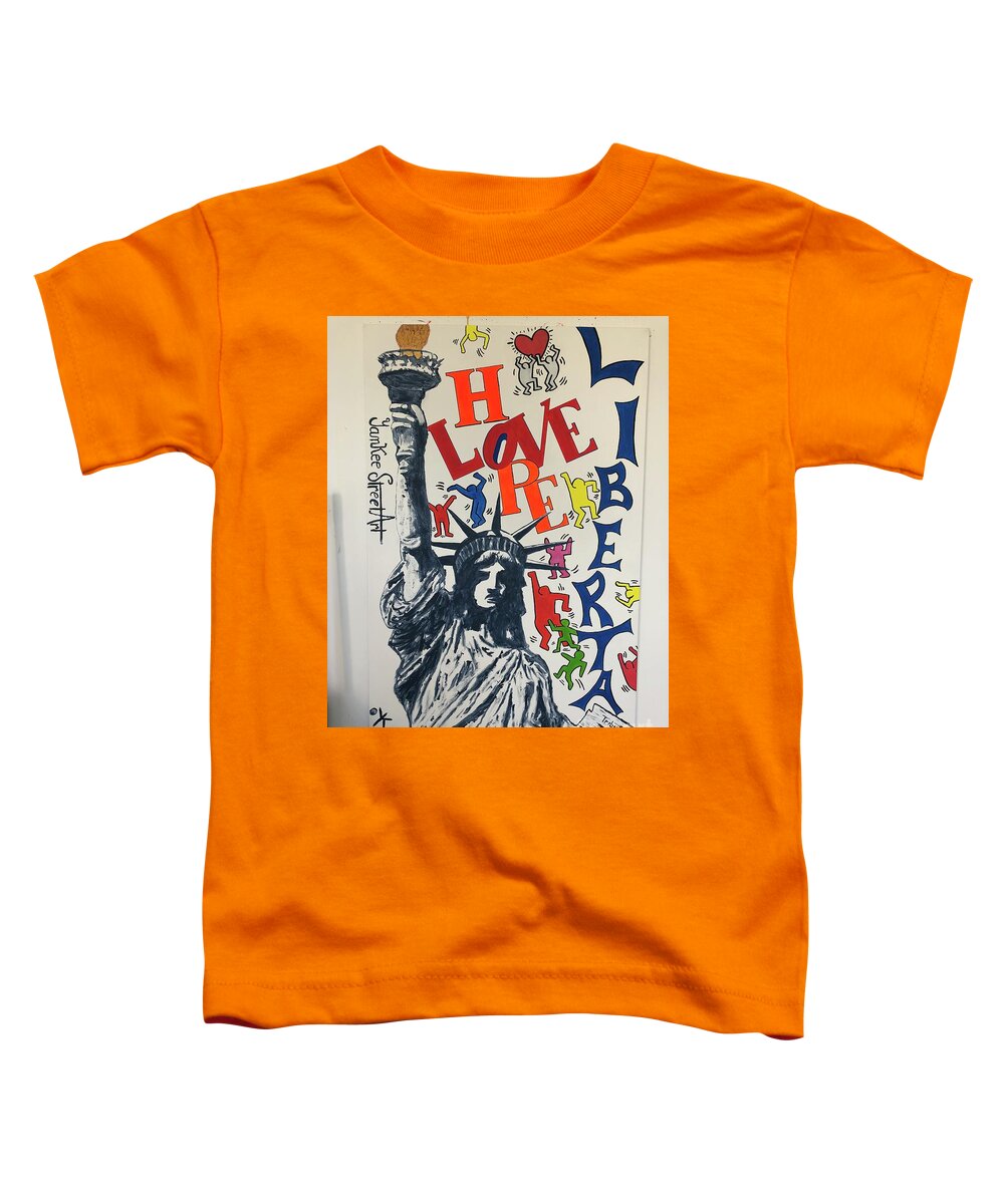 Hommage haring - Toddler T-Shirt - Ykstreetart