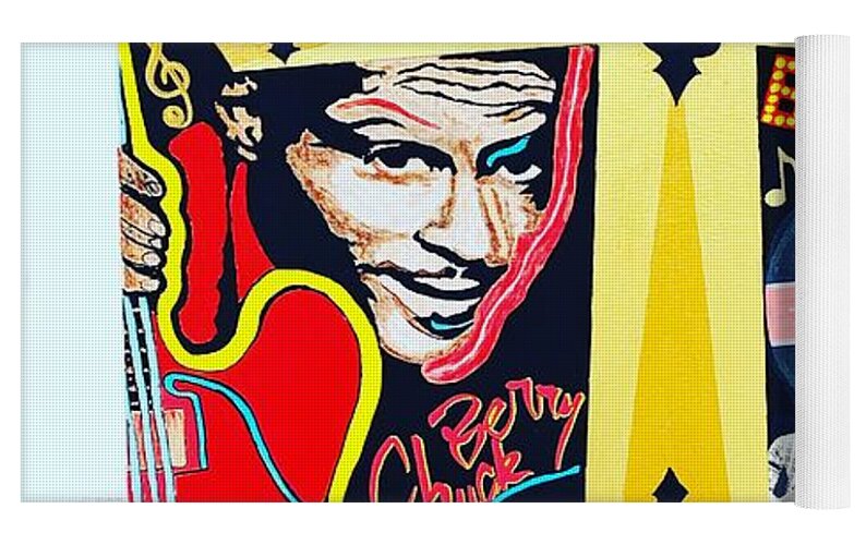 Religion rock and roll - Yoga Mat - Ykstreetart