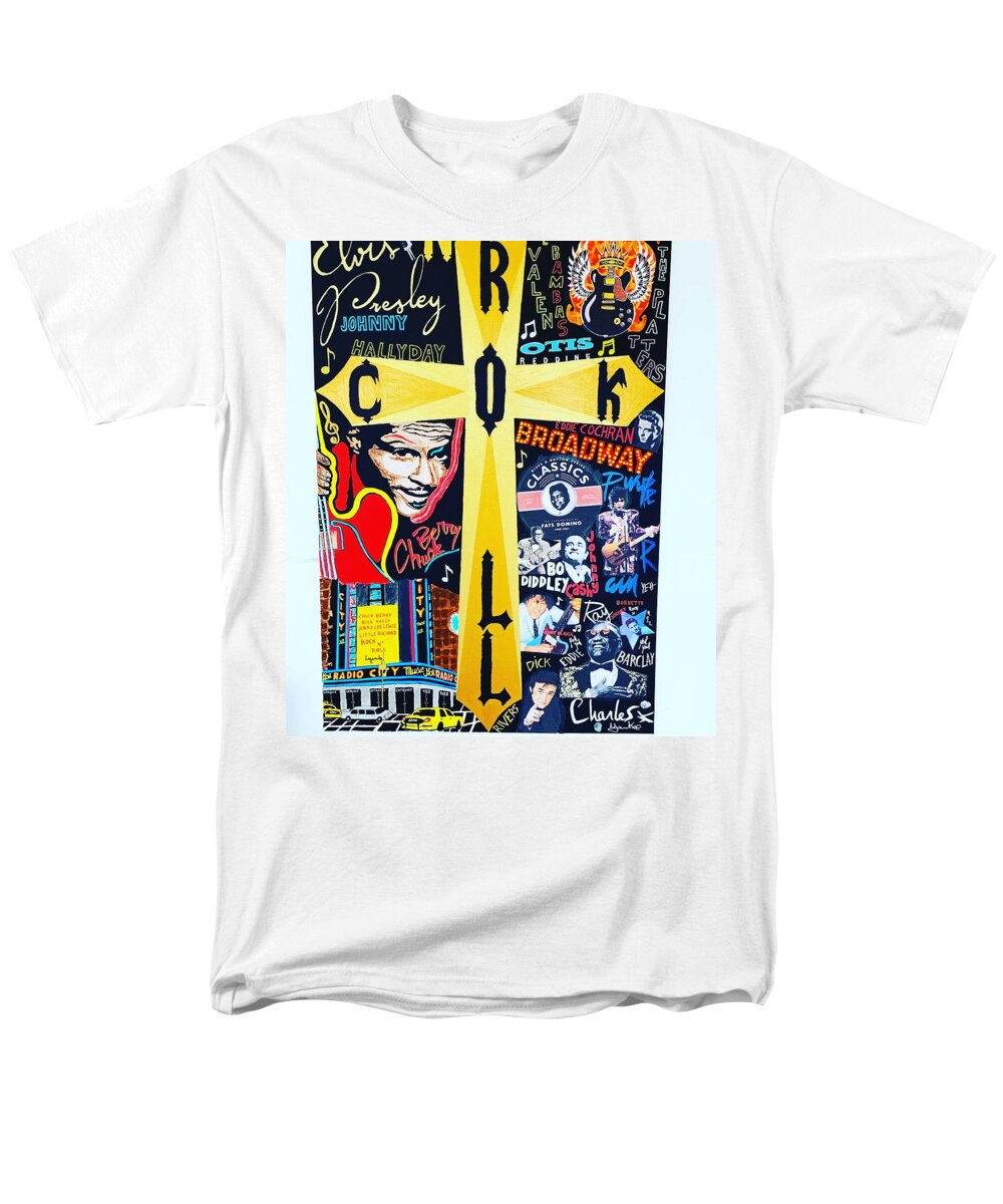 Religion rock and roll - Men's T-Shirt (Regular Fit) - Ykstreetart