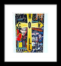Religion rock and roll - Framed Print - Ykstreetart