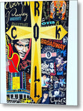 Religion rock and roll - Metal Print - Ykstreetart