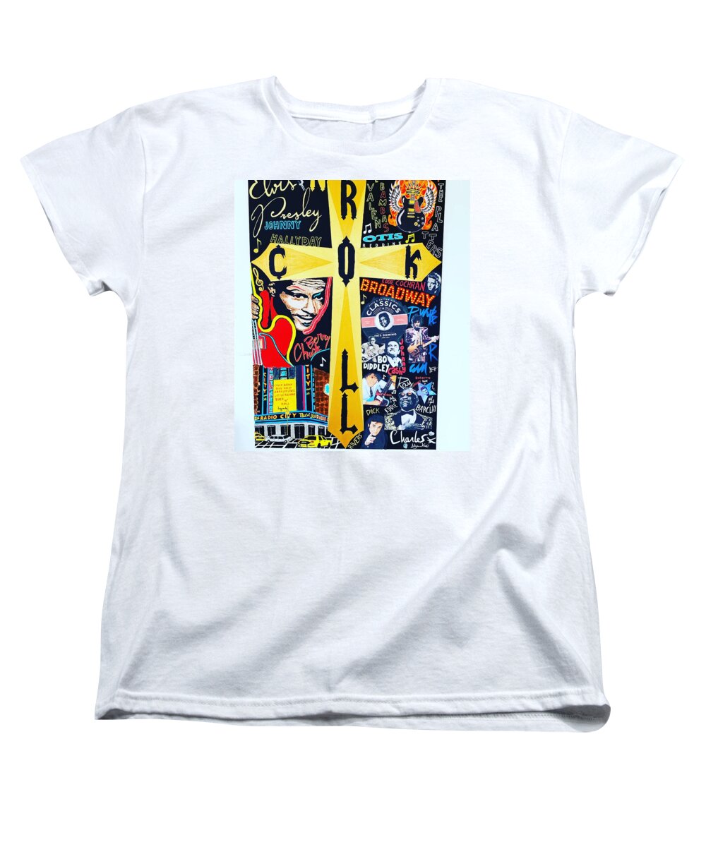 Religion rock and roll - Women's T-Shirt (Standard Fit) - Ykstreetart