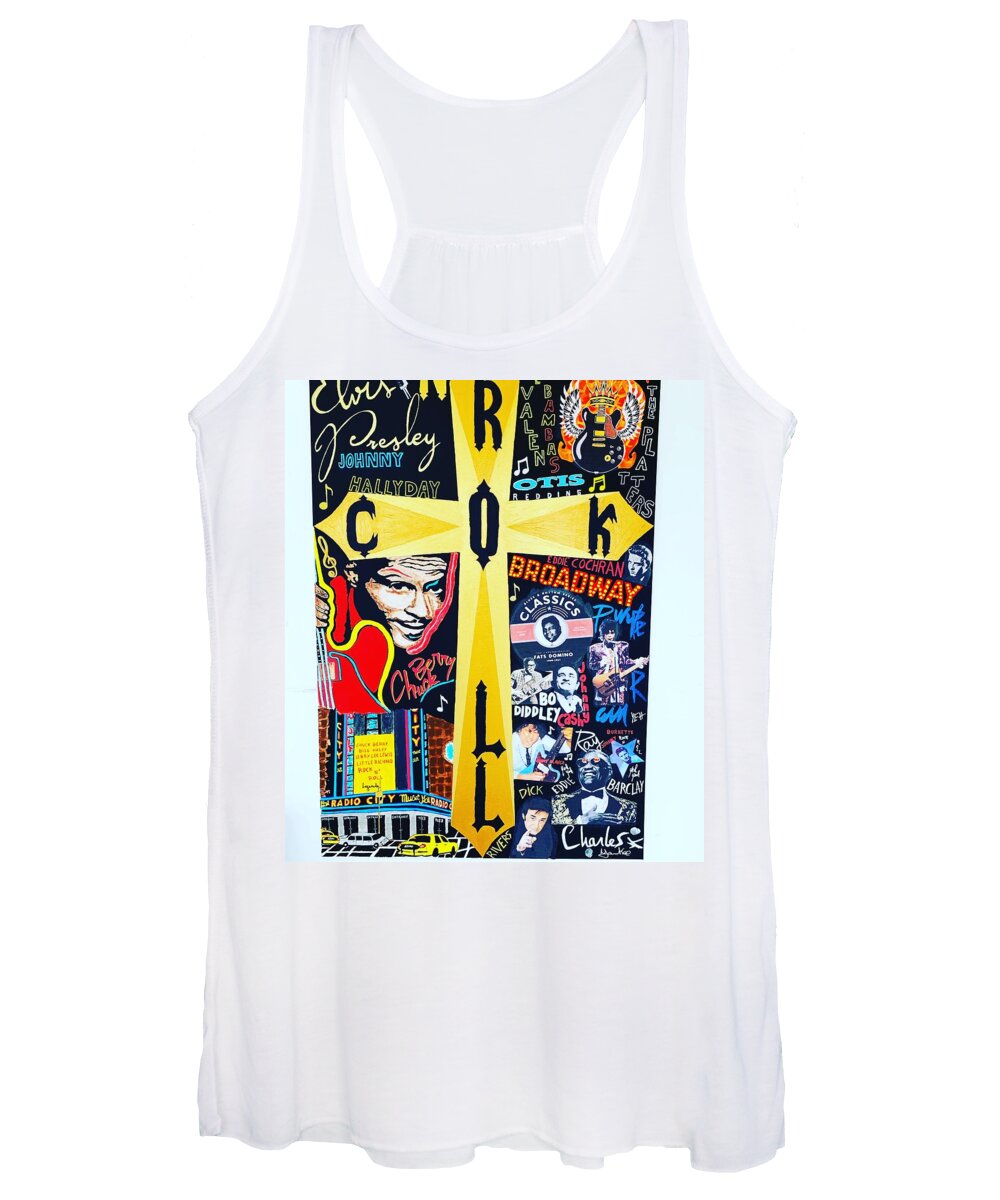Religion rock and roll - Women's Tank Top - Ykstreetart