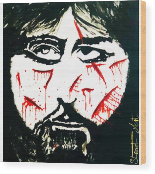 Scarface - Wood Print - Ykstreetart