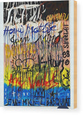 Share - Wood Print - Ykstreetart