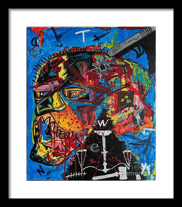 Wanted Suicide - Framed Print - Ykstreetart