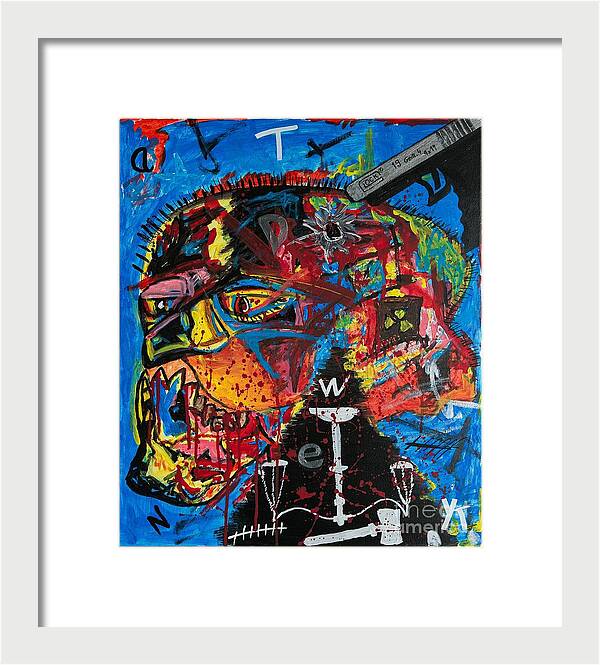 Wanted Suicide - Framed Print - Ykstreetart