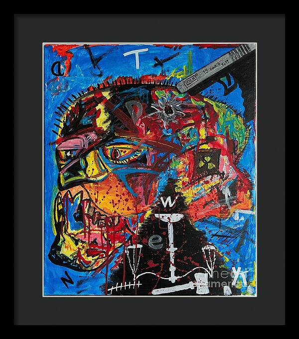 Wanted Suicide - Framed Print - Ykstreetart