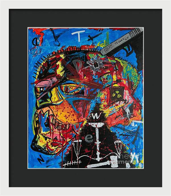 Wanted Suicide - Framed Print - Ykstreetart