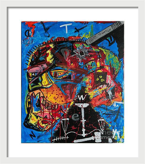 Wanted Suicide - Framed Print - Ykstreetart