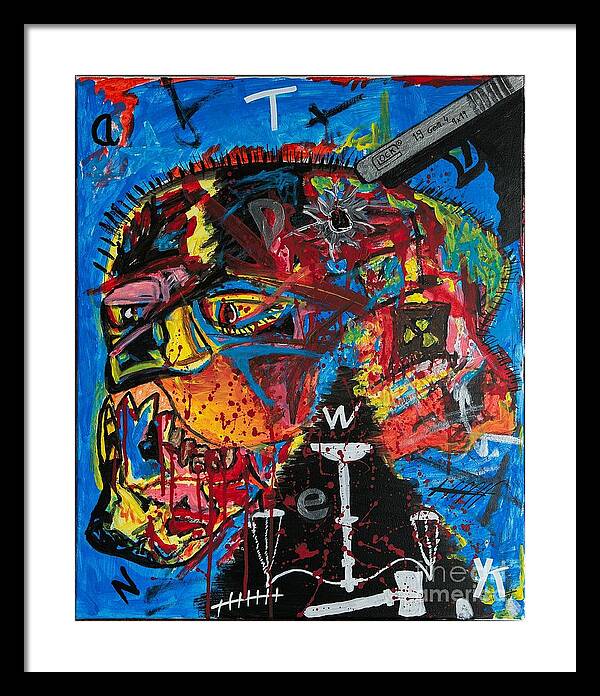 Wanted Suicide - Framed Print - Ykstreetart