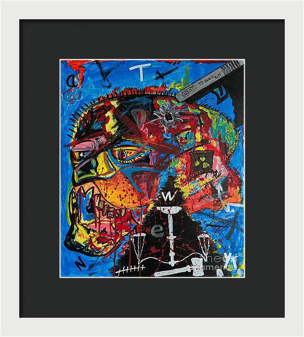Wanted Suicide - Framed Print - Ykstreetart