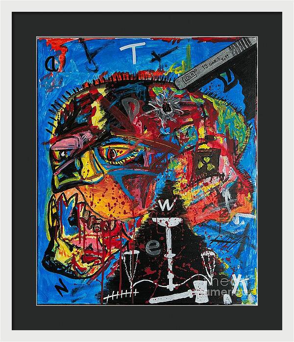 Wanted Suicide - Framed Print - Ykstreetart