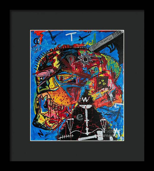Wanted Suicide - Framed Print - Ykstreetart